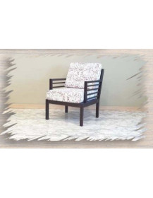 Divano 3 - 2 posti e  poltrona TOKIO wenge'