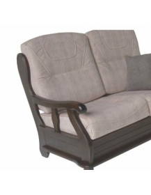 Divano 2 posti  PRAGA  massello rovere