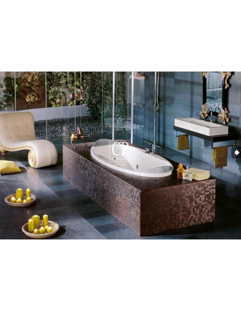 Mosaico in legno  23 x  23 wenge'