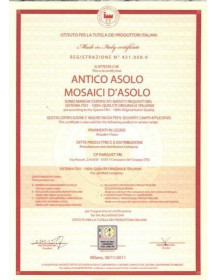 Mosaico in legno di ROVERE 48 X 48