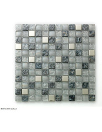 Mosaico in vetro MIX SILVER