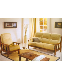 Divano rustico in rovere LONDRA