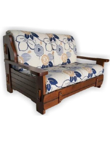 Divano in massello anticato CORSICA  2 posti - poltrona