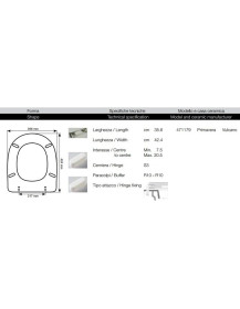 Copriwater x modelli  VULCANO