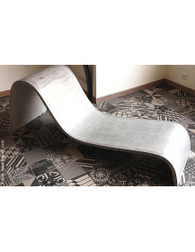 Lettino da giardino ZEPHYR in calcestruzzo alleggerito