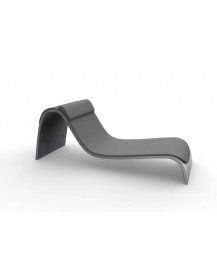 Lettino da giardino ZEPHYR in calcestruzzo alleggerito