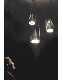 Lampada a sospensione LiCrete in calcestruzzo alleggerito