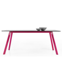 Tavolo LORIKEET in calcestruzzo e acciaio