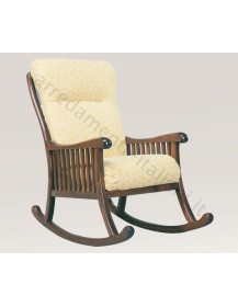 Poltrona a dondolo Minosse arte povera