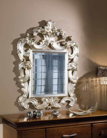 Specchiera sagomata argento FABIOLA