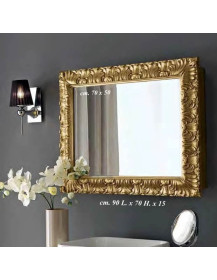 Specchio contenitore intarsiato