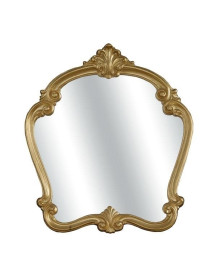 Consolle barocca con specchio in foglia d'oro