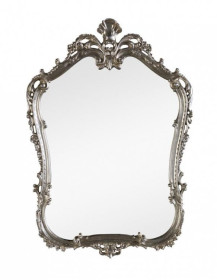 Consolle + specchio Barocco intarsio argento