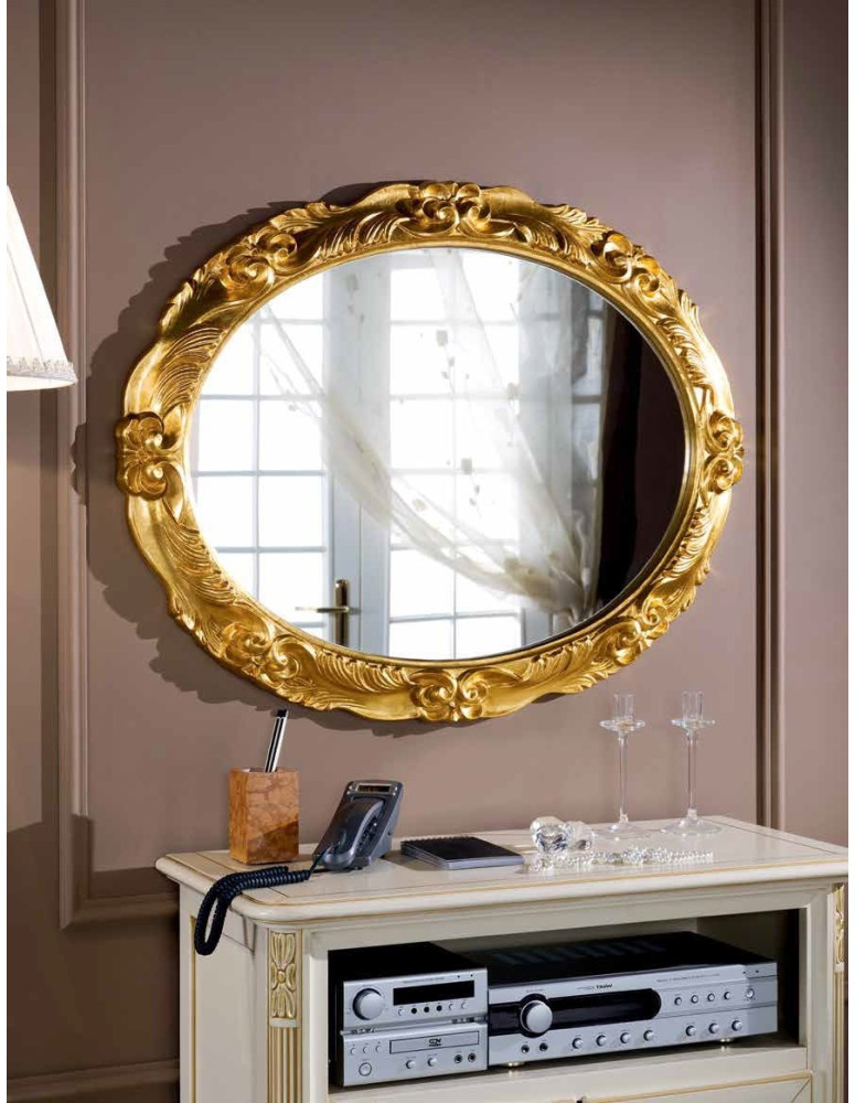 Specchio ovale GOLD