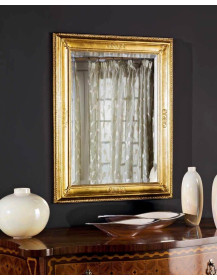 Specchio rettangolare oro LORD