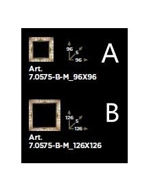 Specchiera argento WINDSOR