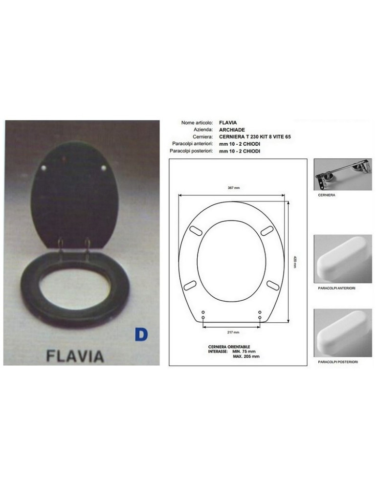 Copriwater per sanitari ARCHIADE