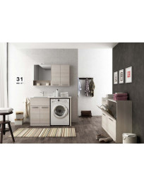 Composizione c/lavatrice prof 50  cm. 125
