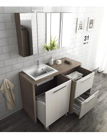 Componibile c/ lavatoio  cm. 134