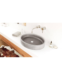 Lavabo appoggio OVUM cemento alleggerito