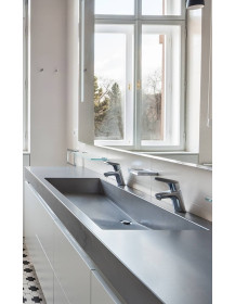 Lavabo doppio SLANT vasca unica