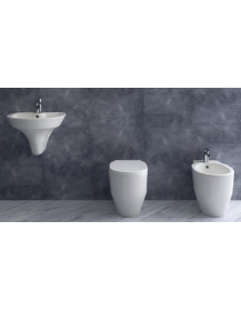 Wc rimless + Sedile +  Bidet h. 42 cm. GATE