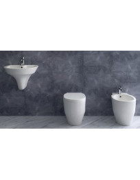 Wc rimless + Sedile +  Bidet h. 42 cm. GATE