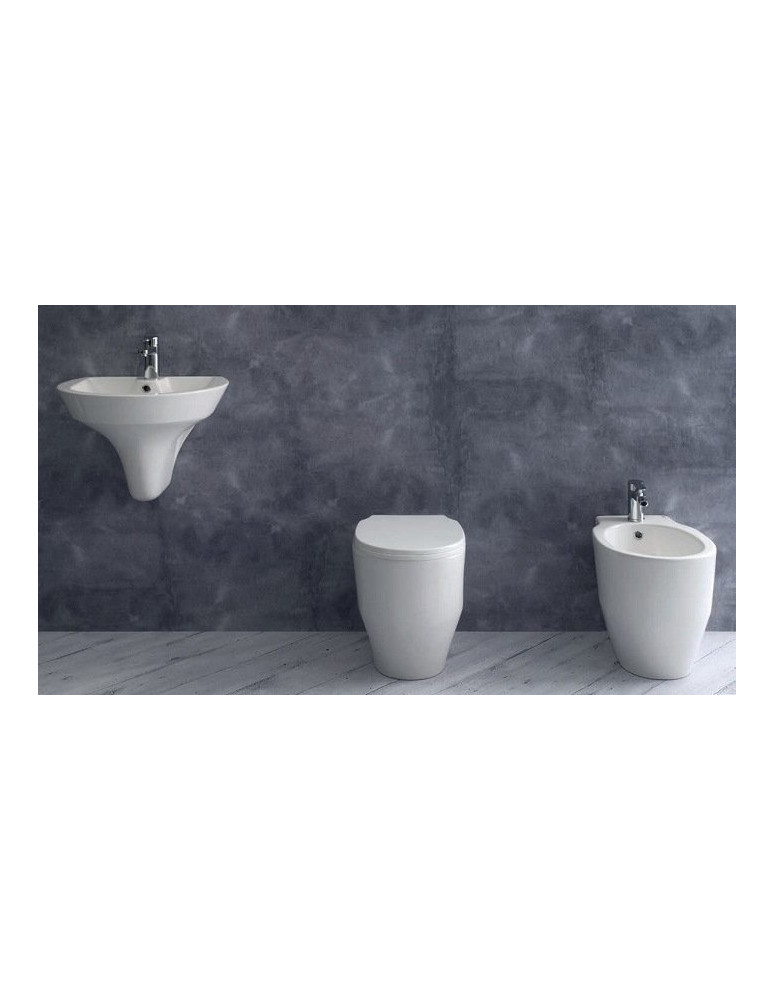 Wc rimless + Sedile +  Bidet h. 42 cm. GATE