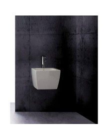Wc Rimless +Sedile +  Bidet SIMPLY h. 43 cm.