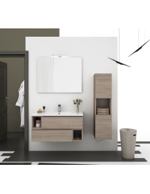 Mobile sospeso c/cassetti  cm. 91 x 45  + specchio + Led