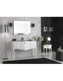 Consolle NOVECENTO  bianco laccato cm. 116