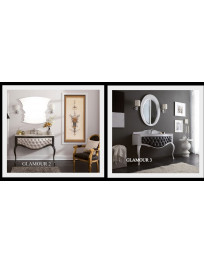 Consolle GLAMOUR Capitonnè cm. 116