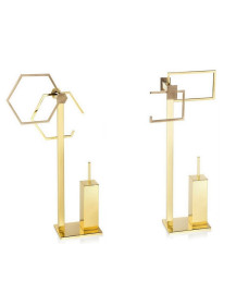 Piantane WC/BIDET oro - ottone - brunito- cromo  MODERN LINE