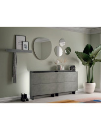 Composizione Ingresso / scarpiera  HOSOI cm. 210 - P. 20,5