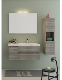 Composizione sospesa LINE  cm. 100  - colonna sospesa ( opzionale ) -