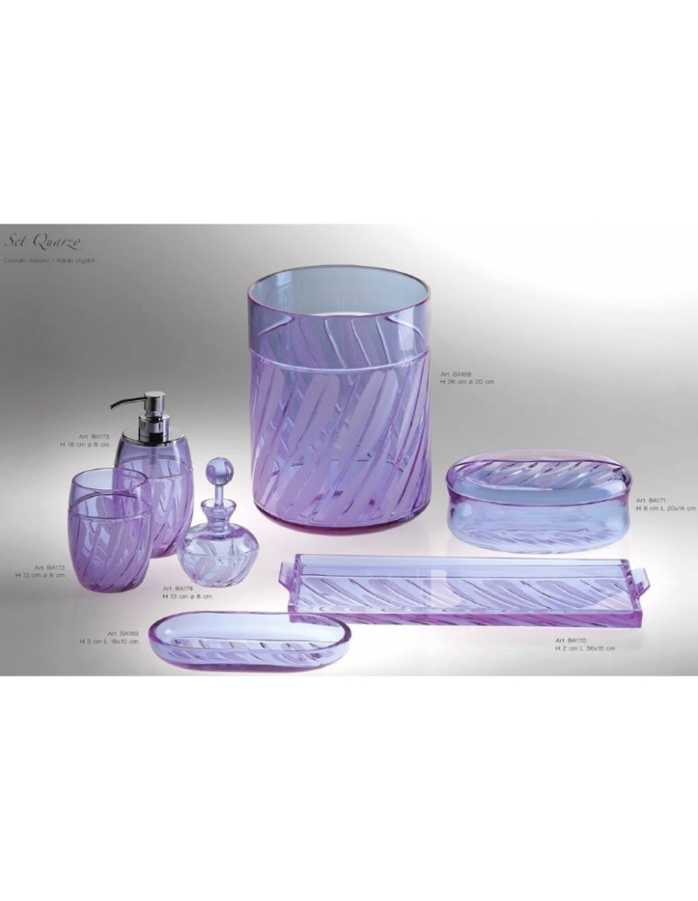 Set cristallo Alessandrite quarzo