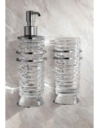 Set  a parete WAVE cristallo lavorato