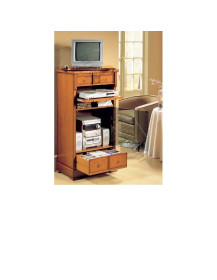 Mobile porta-TV e  HI-FI  ciliegio H. 120,5 x L. 61,5 x P. 41,6 cm.