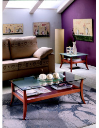 Tavolino DUERO h. 43 cm. Ciliegio americano