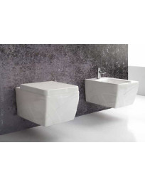 Wc + Bidet + sedile CHANCE sospesi