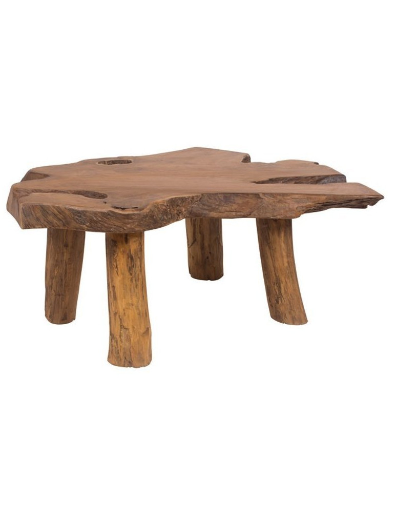 Tavolino in radice naturale Teak