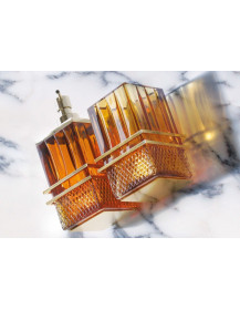 Set a parete ANDALUSIA cristallo molato ambra