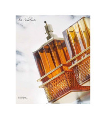 Set a parete ANDALUSIA cristallo molato ambra