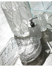 Set appoggio OPALE cristallo decorato