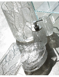 Set appoggio OPALE cristallo decorato