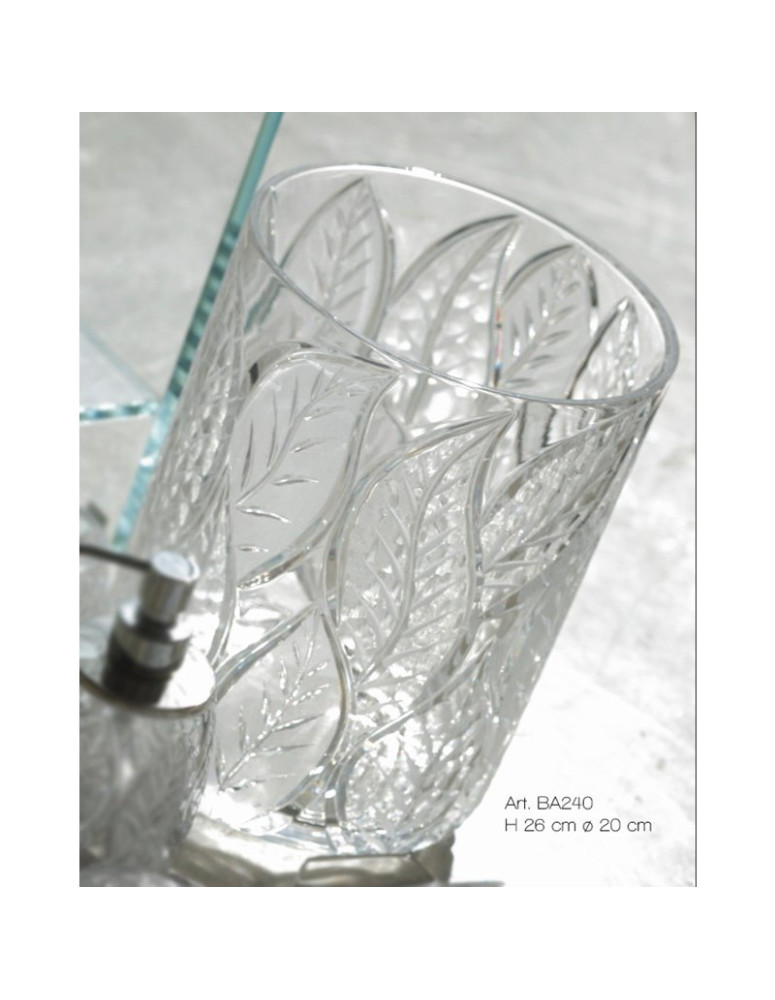 Set appoggio OPALE cristallo decorato