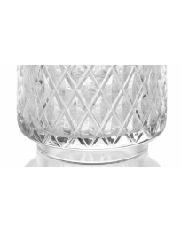 Set appoggio ROMBO cristallo intarsiato a mano