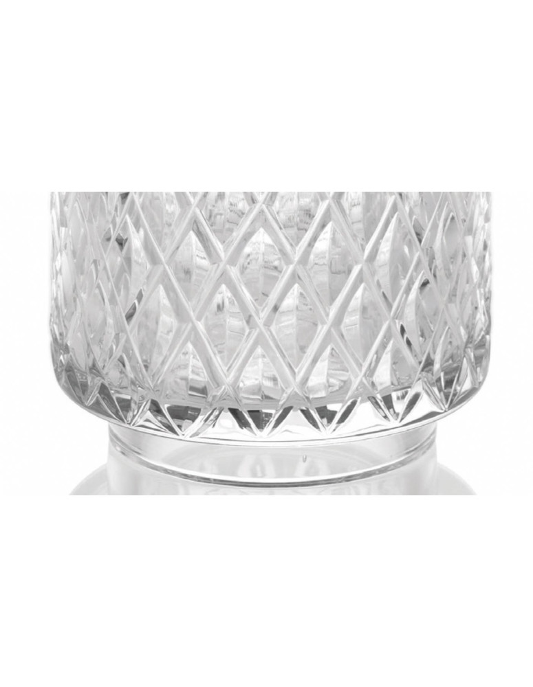 Set appoggio ROMBO cristallo intarsiato a mano