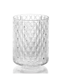 Set appoggio ROMBO cristallo intarsiato a mano