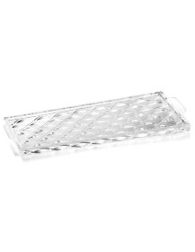 Set appoggio ROMBO cristallo intarsiato a mano